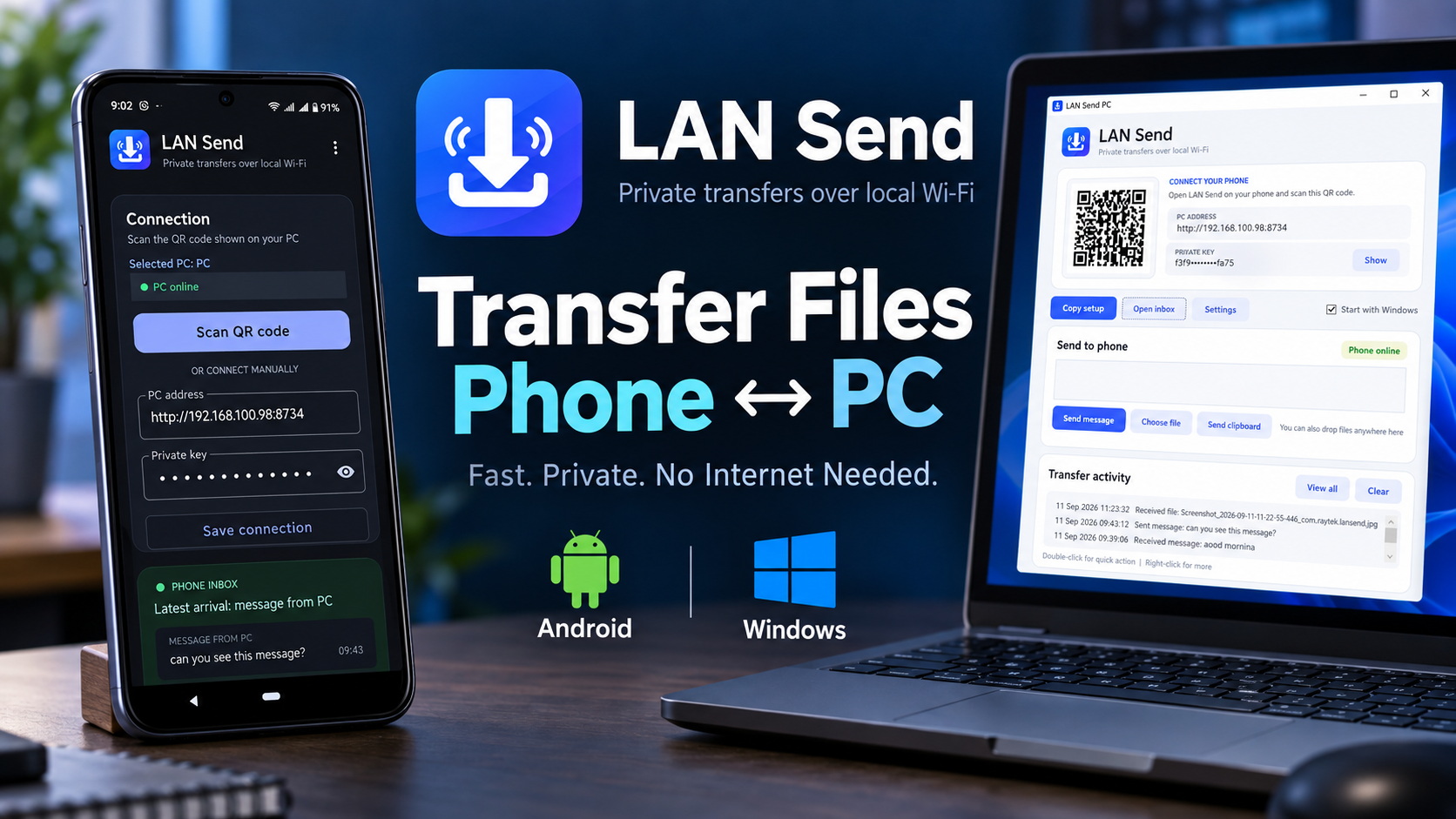 LAN Send demo video thumbnail